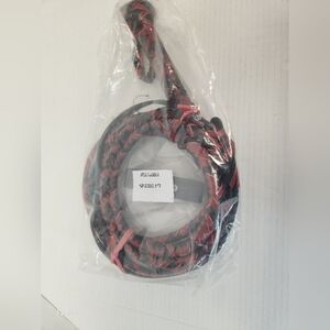 Indiana Style Leather Bull Whip 8ft Red/Black NWT